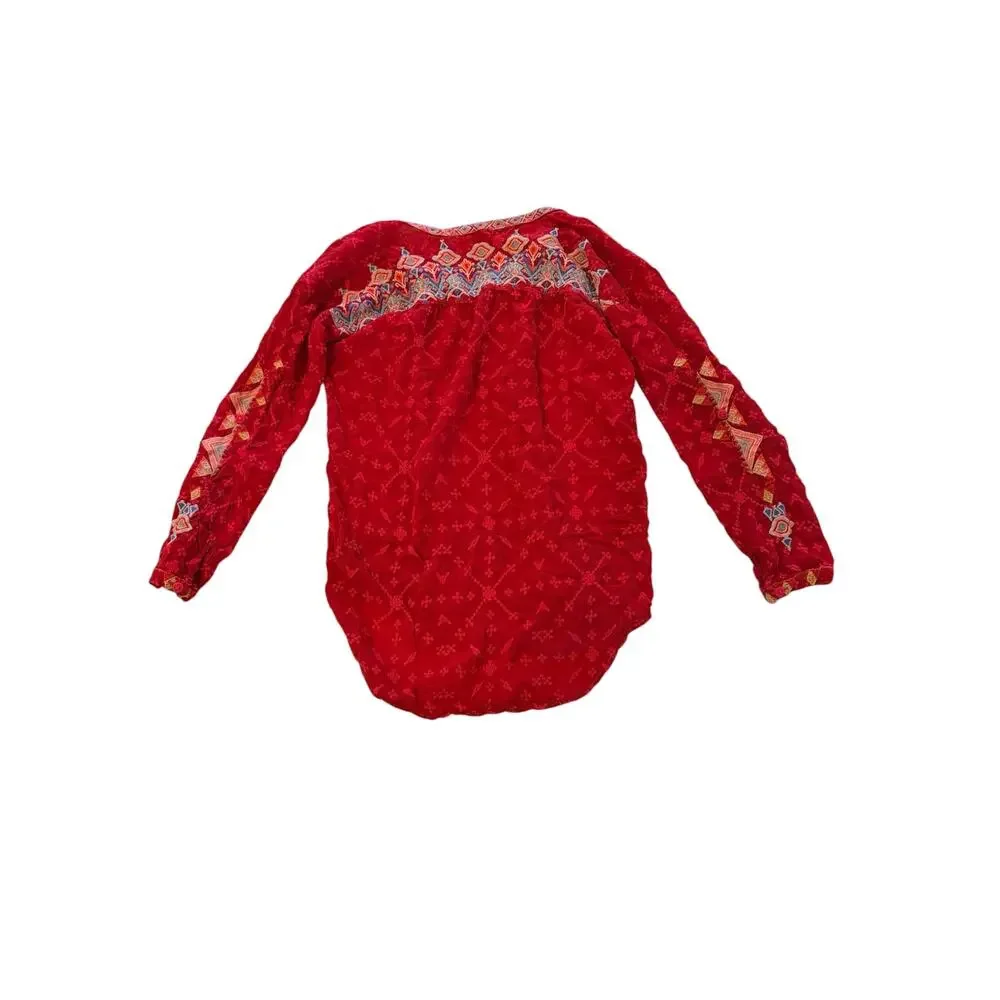 Johnny Was Embroidered Boho Blouse - Picture 3 of 5